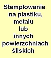 Stemplowanie na metalu i plastiku